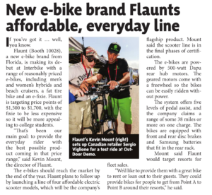 Flaunt Ebike Interbike